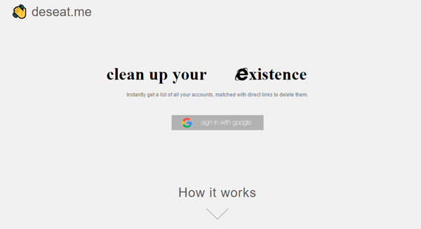 Deseat.me: programma che ci aiuta a “sparire” dal web