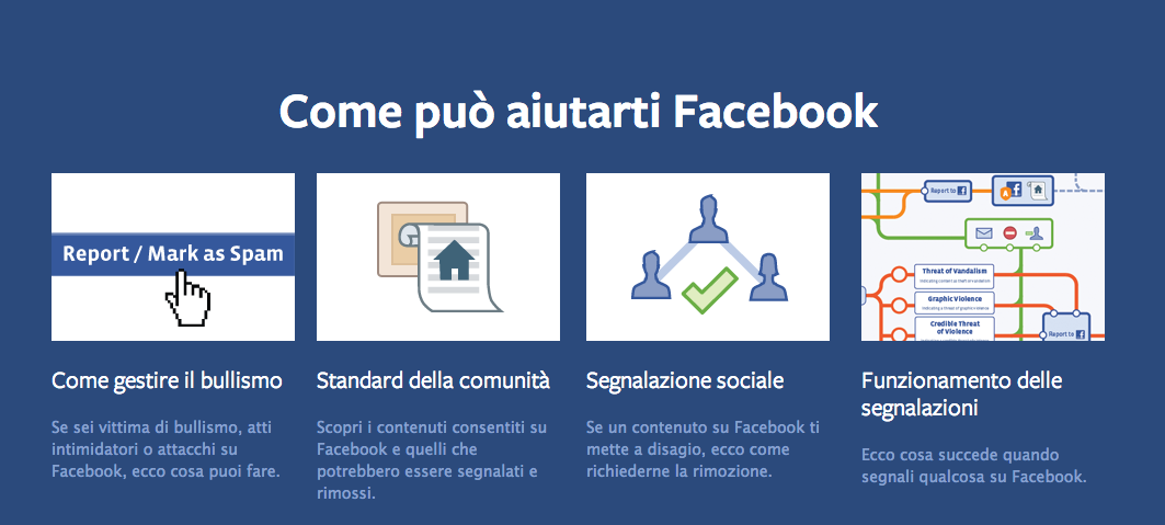 Stop al bullismo su facebook