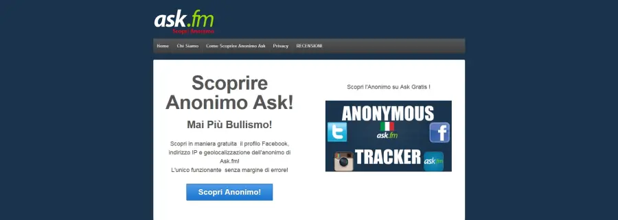 Come scoprire anonimo Ask: il miglior metodo